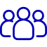 Icon of three silhouetted human figures standing close together.